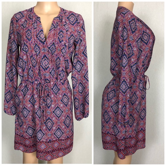 purple burgundy dress